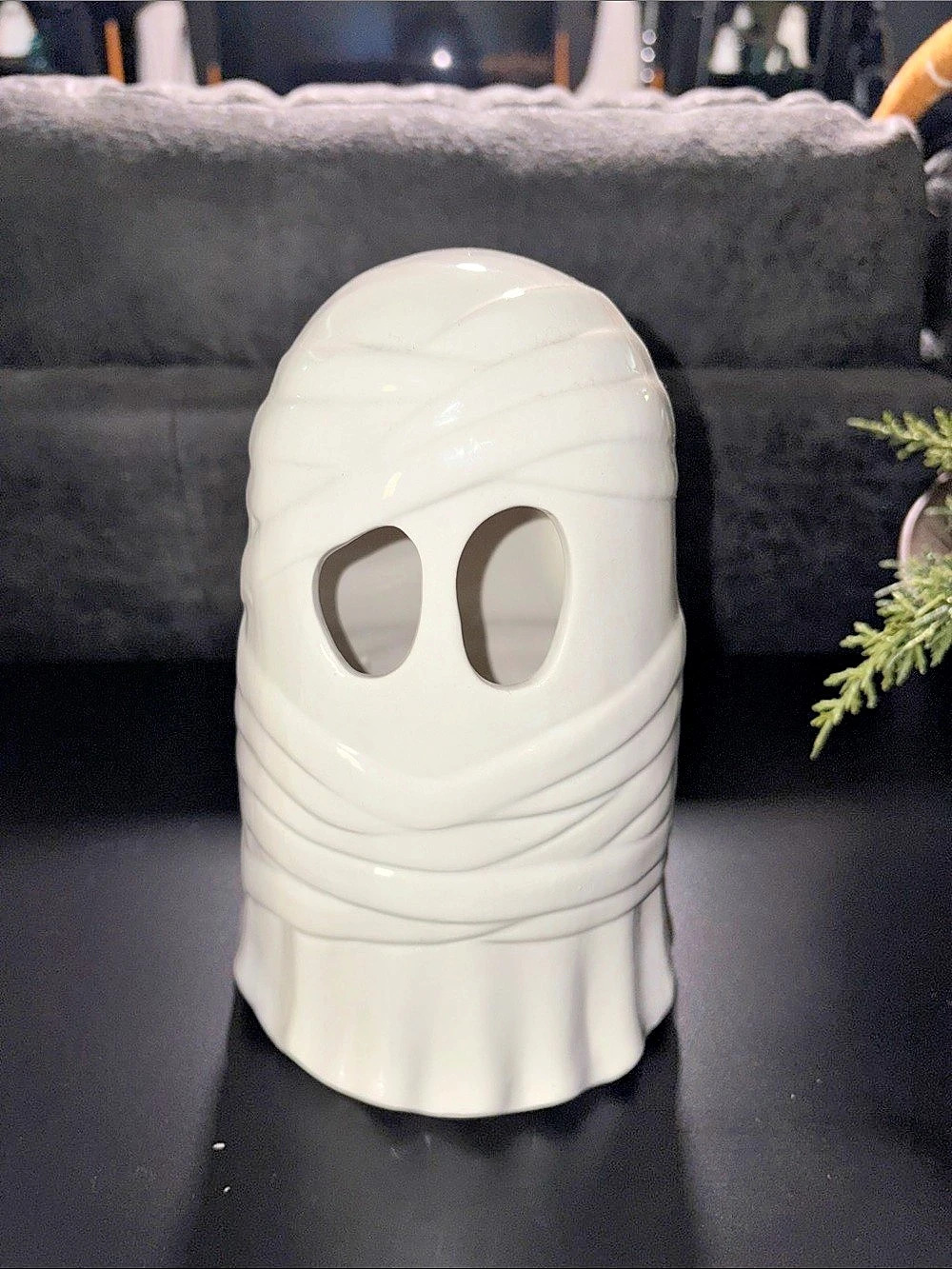 Mini Ceramic Mummy Ghost